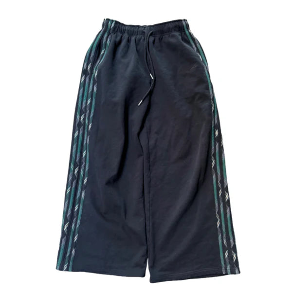 LEOPARD BLACK TRACK PANTS